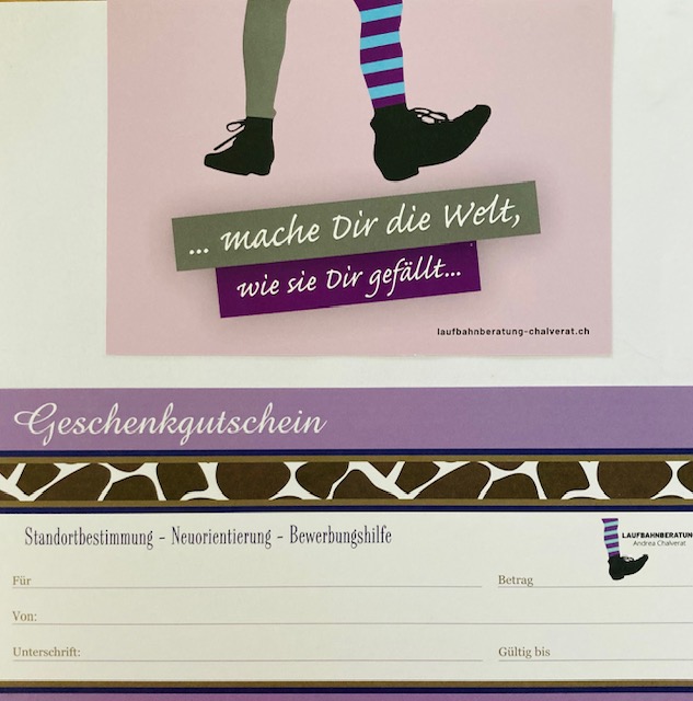 Gutschein Laufbahnberatung Chalverat